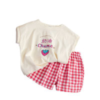 Kids Baby Girls Cotton Clothing Sets Toddler Infant Tee Shirts + Shorts Children Wears T-shirt + Pants Outfits Suits 1-6 Years