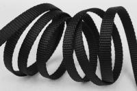 【YP】 10mm wide heavy strength plus thick 2mm black polyester nylon webbing belt strap 10 yards a lot