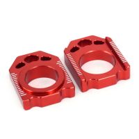 บล็อกเพลาปรับโซ่ล้อหลังมอเตอร์ไซด์ CNC สำหรับฮอนด้า CR125R CR250R 02-07 CRF250R CRF250X 04-17 CRF450R 02-17 CRF450X CRF450RX