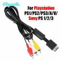 อะแดปเตอร์ทีวี3rca 1.8ม. สาย Av สายวิดีโอเสียงสำหรับ Ps2 Ps3มัลติมีเดียสายสัญญาณเสียง