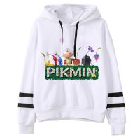 Pikmin เสื้อฮู้ดผู้หญิงสไตล์ญี่ปุ่นแขนสไตล์เกาหลียาว90S เสื้อกันหนาวผู้หญิงเสื้อเชิ้ตมีฮู้ดความงาม