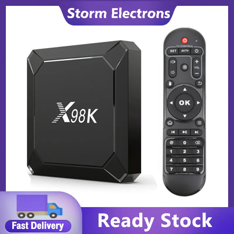 X98K TV Box Home Smart Media Player Ultra HD 8K Smart TV Box With Remote  Control