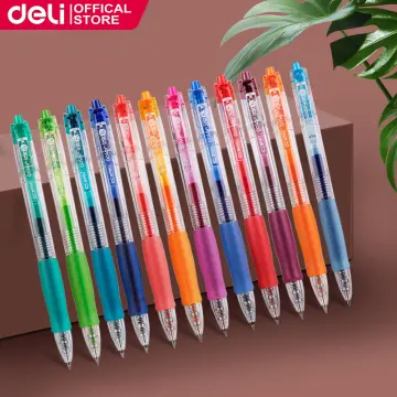 Deli 1 PC Gel Pen 0.5mm 3 Colors Large Capacity Writing Supplies