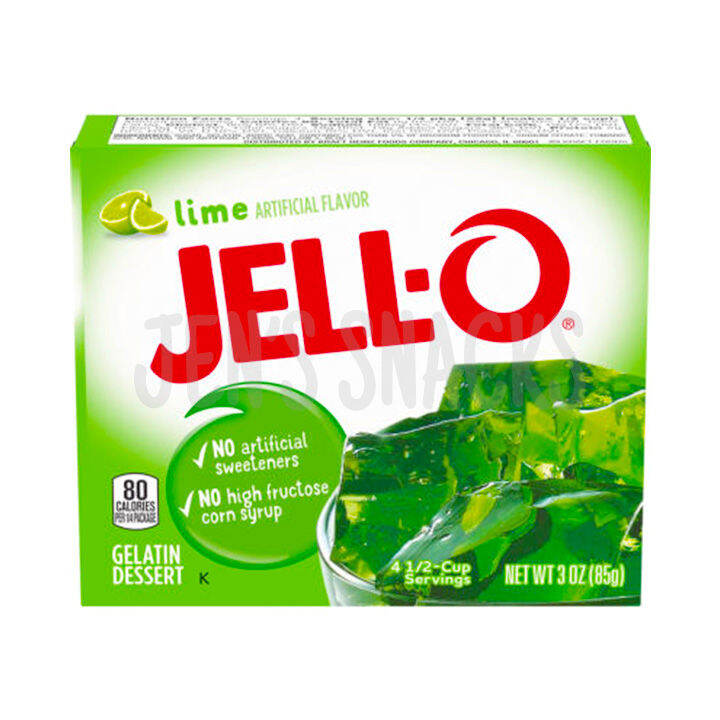Jello JellO Jell O Gelatin Mix Lime Flavor 85 grams Lazada PH