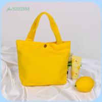 ผ้าใบ JHA9202888กระเป๋าสตางค์ขนาดเล็กหัวเข็มขัดสีทึบทองแดงเรียบง่ายถุงผ้ากระเป๋าเก็บของผู้หญิง