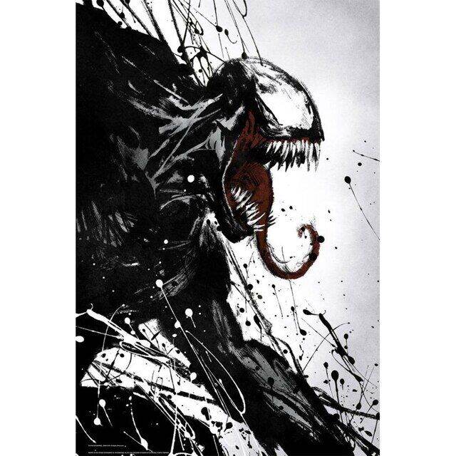 venom-canvas-paintings-โปสเตอร์ตัวละครภาพยนตร์และภาพพิมพ์ผนังศิลปะ-เหมาะสำหรับตกแต่งผนังห้องนั่งเล่น-cuadros-ยอดนิยม