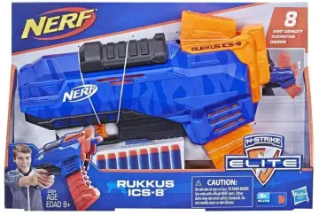 NERF Thunderhawk Nerf AccuStrike Mega Toy Blaster - Longest Nerf Blaster -  10 Official AccuStrike Nerf Mega Darts, 10-Dart Clip, Bipod