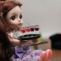 Arenlen【Hot Sale】 10pcs Micro Landscape Gobles Glayes Miniature Wine Glasses Doll House Props