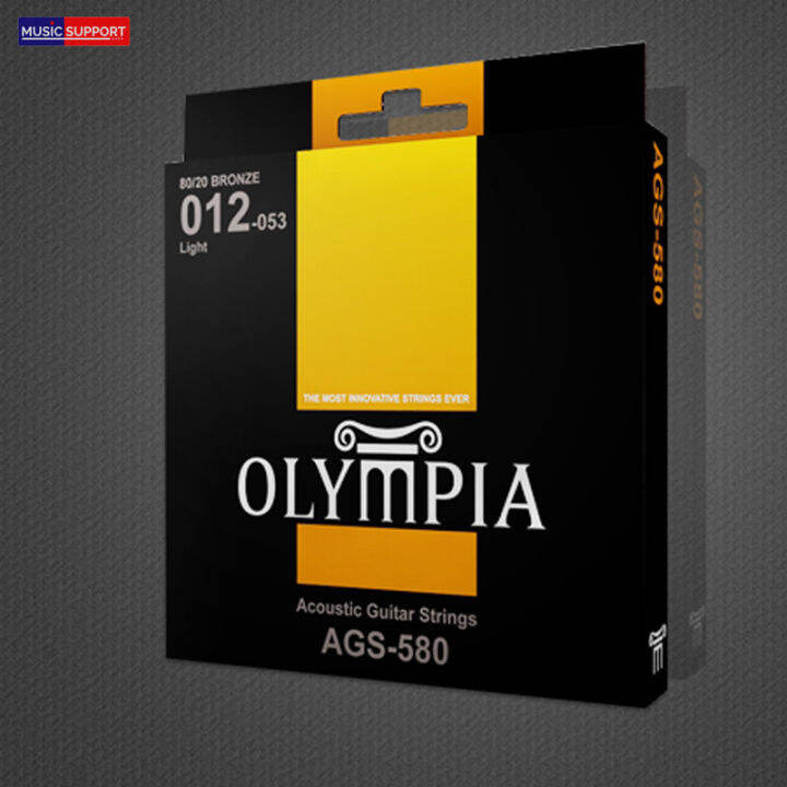 สายกีตาร์โปร่ง-olympia-ags-580-เบอร์-12-53-80-20-bronze