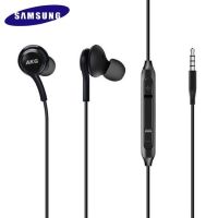 หูฟัง Samsung 3.5Mm In-Ear หูฟังสำหรับเล่นกีฬาแบบมีสายหูฟังสำหรับ Akg Galaxy S10 S6 S7 S8 S9 A10 A30 A40 A50 A70 J6