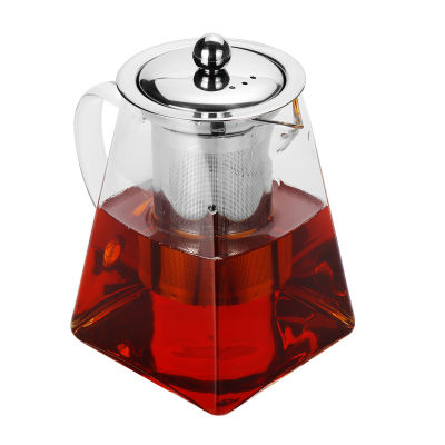 กาน้ำชามล. ชา350-950พร้อมเหยือกใส่ใบสมุนไพรกาแฟใสทนความร้อนได้