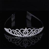 Cheap High Quality Kids Girls Crystal Tiara Hair Band Head Crown