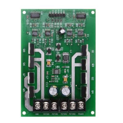 Dual Motor Driver Module Board H-bridge DC MOSFET IRF3205 3-36V 10A Peak30A DC Motor Driver Board with Brake Function Electrical Circuitry Parts