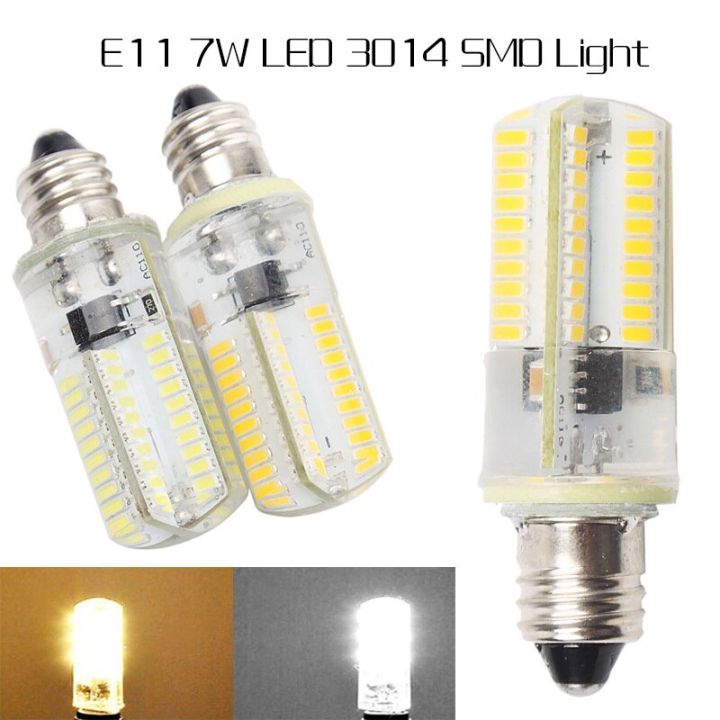 worth-buy-e11หรี่แสงได้3014smd-โคมไฟ-led-หลอดไฟ7w-80led-ac110v-220v-สีขาว-ขาวอุ่นสูงมาตรฐาน-ce-rohs-2ชิ้น-ล็อต
