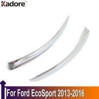 แถบ Bemper Belakang ขอบล่างรถยนต์ทำจากโครเมียมสำหรับ Ford Ecosport 2013 2014 2015 2016 ABS โครเมียมอุปกรณ์ตกแต่งขอบตากันชนท้ายรถยนต์