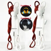 Anime ONE PIECE FILM RED UTA Cosplay Long Half Red And White Synthetic Hair Halloween Party Costume Cosplay Wig and Earphones