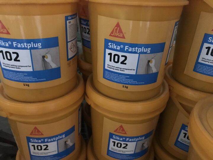 Sikalastic® Fastplug102 Ultra fastsetting compound for stopping water