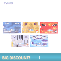 ?【Lowest price】TANG 5pcs Flying เครื่องร่อนของเล่นกลางแจ้งเครื่องบินขนาดเล็กมือโยนหมุนบินเครื่องร่อน