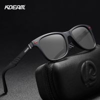 【hot】 KDEAM Photochromic and Polarized Sunglasses Men Navigational Aluminum Magnesium Frame Men 39;s Glasses UV400 Night Vision Goggles ！