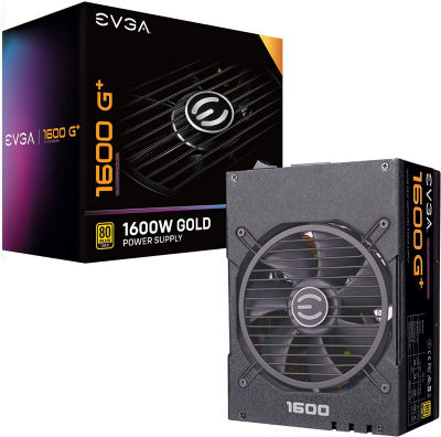 EVGA Supernova 1600 G+, 80+ Gold 1600W, Fully Modular, 10 Year Warranty, Includes Free Power On Self Tester, Power Supply 220-GP-1600-X1