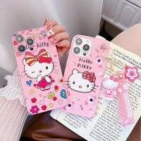 เคสโทรศัพท์แบบนิ่มลายการ์ตูน Hello Kitty 3มิติ,เคสโทรศัพท์แกดเจ็ตของขวัญ3มิติสำหรับ iPhone 14 Pro Max 14Pro 14 Plus เคสกันกระแทกสำหรับ iPhone 13 Pro Max 13 KT เคสโทรศัพท์แมวสำหรับ Apple 12 11 Mini 11 XS XR X 8 7บวก Se สวัสดี.เคสห่อหุ้มคิตตี้