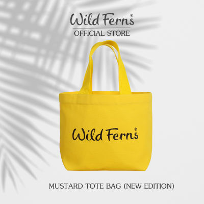 WILD FERNS (ไวล์ดเฟิร์นส) MUSTARD TOTE BAG กระเป๋าพกพาอเนกประสงค์ (NEW EDITION)