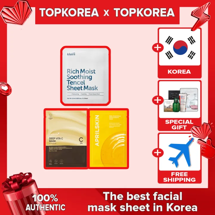 ★TOPKOREA★ The best facial mask sheet in Korea / Klairs rich moist