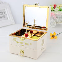 Music box music box girls rotating dance ballet girls Princess jewelry storage box music box musicbox childrens gifts