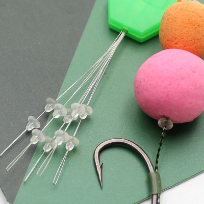 【LZ】✈❖☃  20PCS Carp Fishing Accessories Micro Bait Stopper Boillies Bait Stop Bead Carp Bait Holder for Hair Rig Tackle Accessories