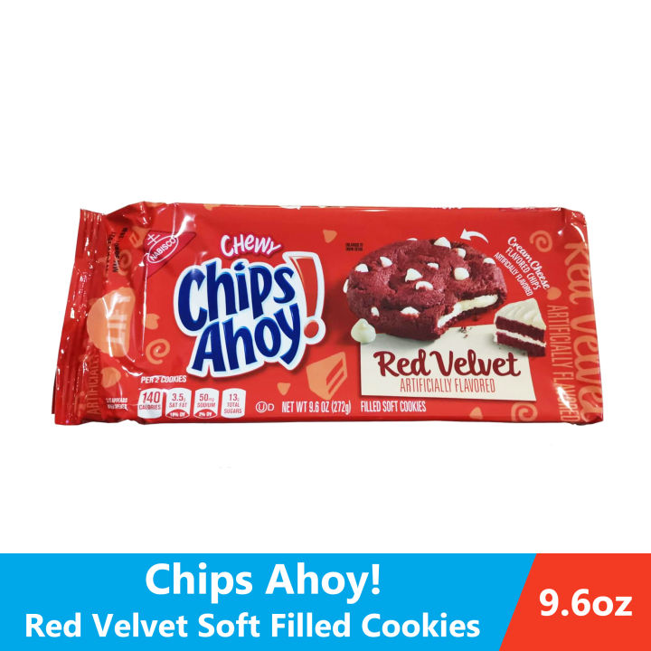 Chips Ahoy! Red Velvet Filled Soft Cookies 9.6oz | Lazada PH