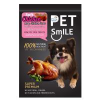 KNM ขนมสุนัข Pet Smile Soft Chicken Wrap Chicken Liver   เนื้ออกไก่ห่อตับอบนิ่ม มีความหอม น่ากินสูง ส ขนมขัดฟัน  ขนมหมา