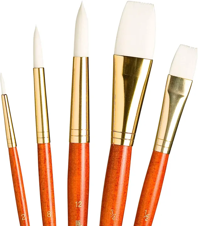 Princeton Real Value, Series 9100, Paint Brush Sets for Acrylic, Oil & Watercolor Painting, Syn