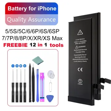 DEJI For IPhone 5se Battery x 6s 7 6 8 8Plus XS/11/12 Rechargeable Bateria  With Tools Real High Capacity Replacement 0 Cycle