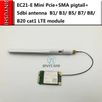 JINYUSHI For EC21-E Mini Pcie+U.FL IPEX to SMA pigtail+5dbi antenna cat1 LTE UMTS/HSPA+GSM/GPRS/EDGE B1/ B3/ B5/ B7/ B8/ B20