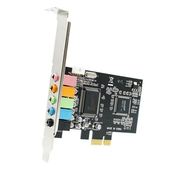 ร้อน-pci-express-pci-e-5-1-ch-6ช่อง-pcie-เสียงการ์ดเสียงดิจิตอลอะแดปเตอร์-cmi8738-cmi8738เสียงการ์ดเสียง