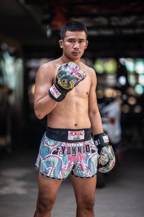 yokkao-กางเกงมวยไทยนำเข้าจากประเทศไทยแท้การต่อสู้-sanda-มวยต่อสู้กีฬากางเกงขาสั้นชายและหญิง-gratis-ongkir