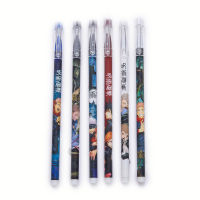 Jujutsu Kaisen Cartoon Anime Black Gel Pen 12pcsbox Kawaii Stationery School Supplies
