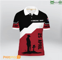 2023 New Anzac Day 25th April 107th Anniversary Polo Shirt 05 Size：s-6xl Summer Popular