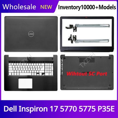 New Original For Dell Inspiron 17 5770 5775 P35E Laptop LCD back cover Front Bezel Hinges Palmrest Bottom Case A B C D Shell