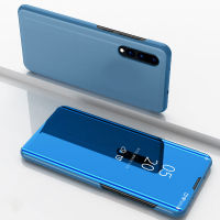 เคส Y9S Huawei กันกระแทกสมาร์ทภาพกระจกใสฝาครอบโทรศัพท์ Y9S Huawei เคสหนังพลิกแข็ง"