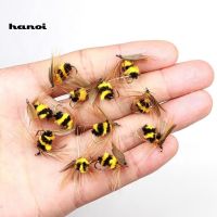 (hn) 10 ชิ้นแมลงเทียม bumble bee ant trout fly เหยื่อตกปลาไบโอนิค tackle 5211028✺✔✢