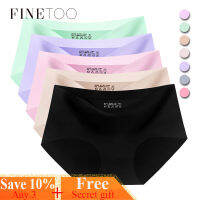 Finetoo 7 สีฤดูร้อนกางเกงในผ้าไหมน้ำแข็งไร้รอยต่อสำหรับผู้หญิงชุดชั้นใน