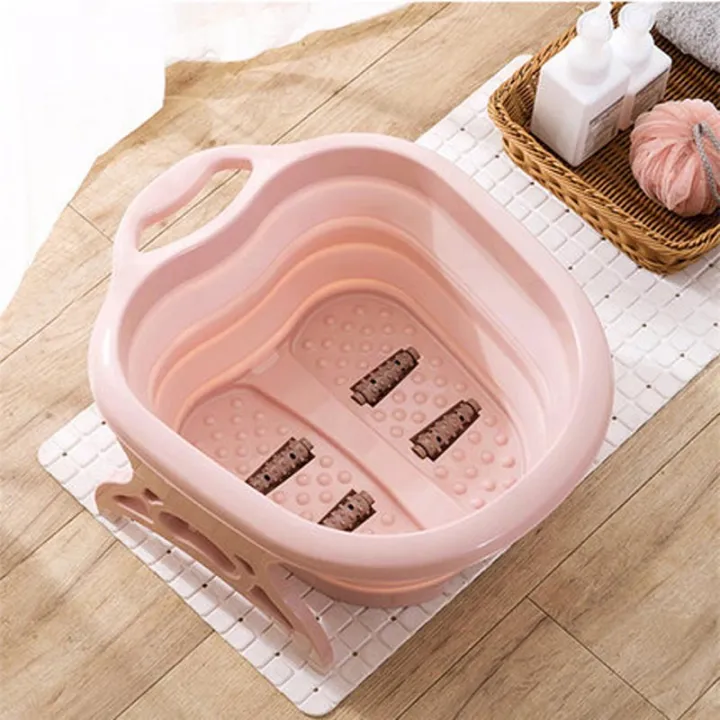 Foldable Foot Bath Spa Pedicure Buckets Soak Feet Container Household
