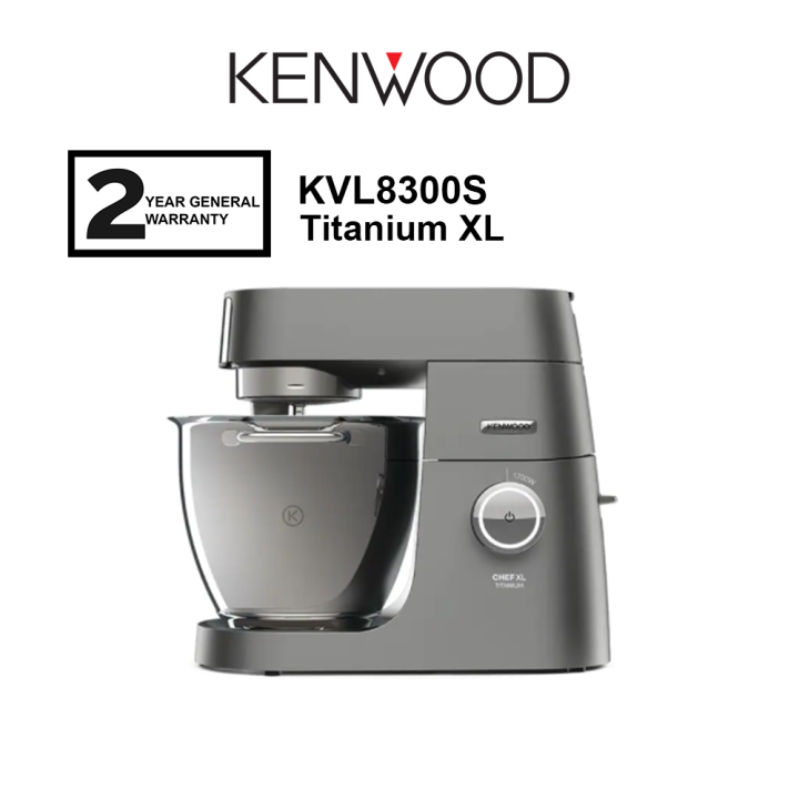Kenwood 6.7L Chef XL Titanium Cake Stand Mixer Kitchen Machine KVL8300S (Silver) Lazada