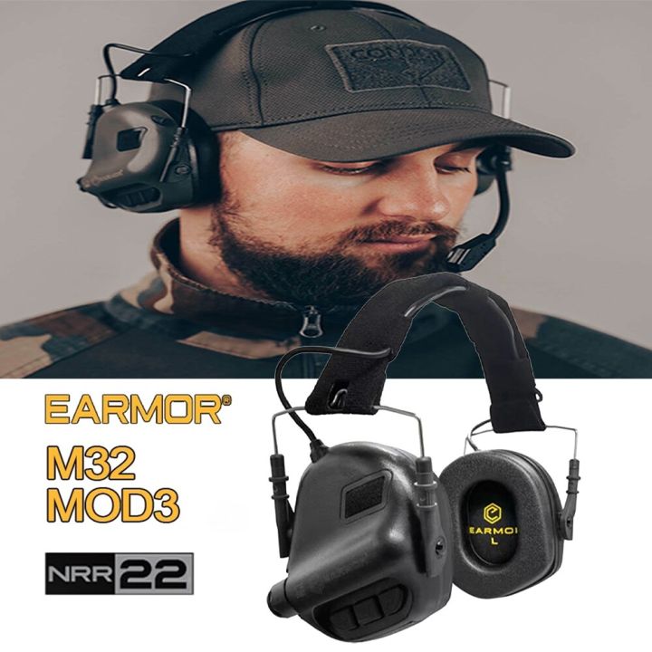 Hot Sale!Earmor Sports Tactical M32 M0D3 Headset Anti Noise Headphones  Military Aviation Communication Softair Ear Muffs Lazada PH