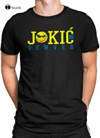 Nikola Denver Basketball Fan Tshirt Jokic Aka The Joker Black Cotton Tee