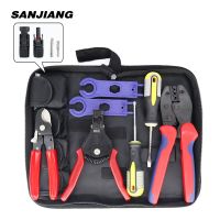 LY-2546B Kit Photovoltaic Crimping Pliers Capacity 2.5/4/6mm² Connectors Group Solar Multi-Contact 4 Tool Set Wire stripper Wires Leads Adapters