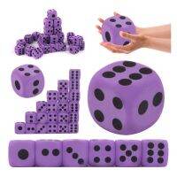 6pcs Specialty Giant EVA Foam Dice Kid Educational Toys Children Party Game Dice Multi Sides Dice for Board Game