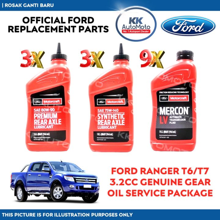 FORD MOTORCRAFT Mercon LV Automatic Transmission Fluid for FORD Ranger T6  946ml 1076281-00