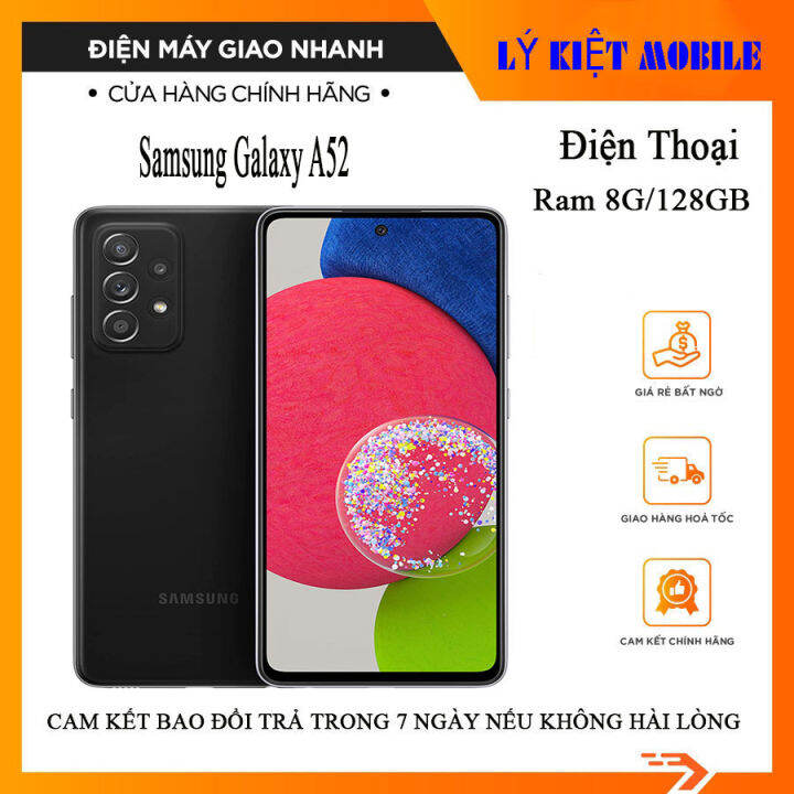 Samsung Galaxy A52 Ram 8g128gb Máy Chính Hãng Tặng Kèm 1 ốp Lưng